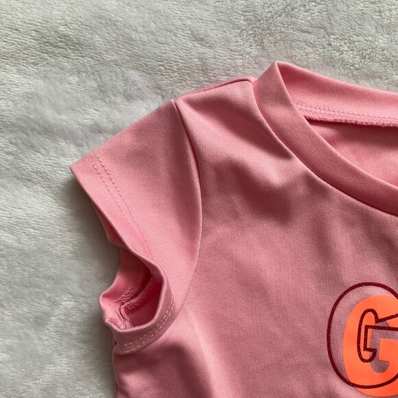 Nike Dri-Fit Pink Get It Girl T-Shirt 18M Short-Sleeve Toddler Activewear - Picture 5 of 10